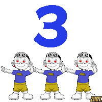 Triple Play Trio Sticker by Zhot