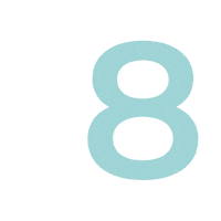 Countdown Number Sticker by Contadora en línea