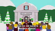 snow randy marsh GIF by South Park 