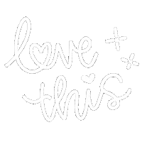 White Aesthetic Love Sticker