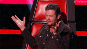 blake shelton television GIF by The Voice