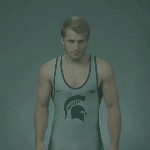 Go Green GIF by Michigan State Athletics