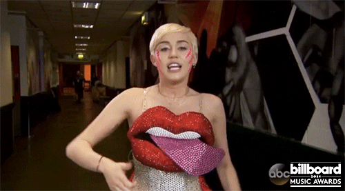 miley cyrus thumbs up GIF by Billboard Music Awards