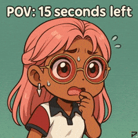 Panic Mode Sweat Drops GIF by Persona