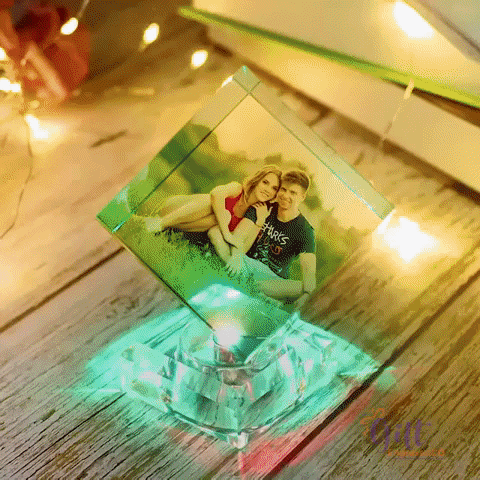 giftsengravedco giphyupload photo frame gift for her crystal photo frame GIF
