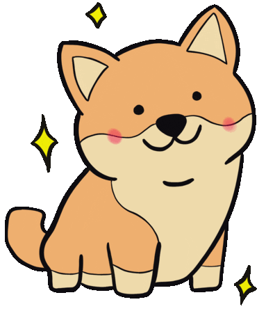 Happy Dog Sticker