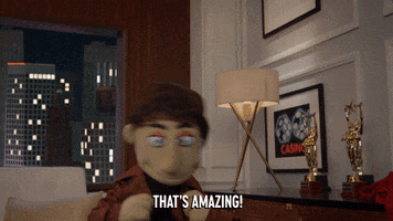 Happy Demetri Martin GIF by Crank Yankers