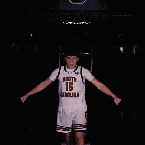 March Madness Celebration GIF by Gamecock Athletics