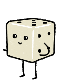 Dice Sticker by TinyDiceBuddies