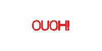 Oh No Pain Sticker by Mat Voyce