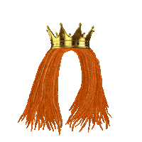 orange wig Sticker by Staatsloterij