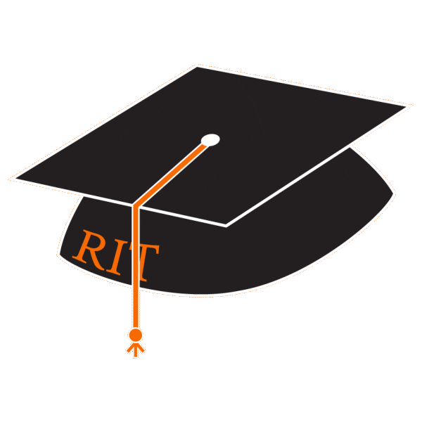 Graduation Commencement Sticker by Rochester Institute of Technology