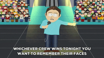 crowd talking GIF by South Park 