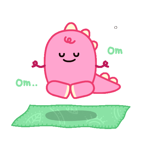 Happy Chill Sticker by DINOSALLY