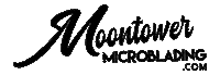 Moontowermicroblading moontower microblading logo Sticker