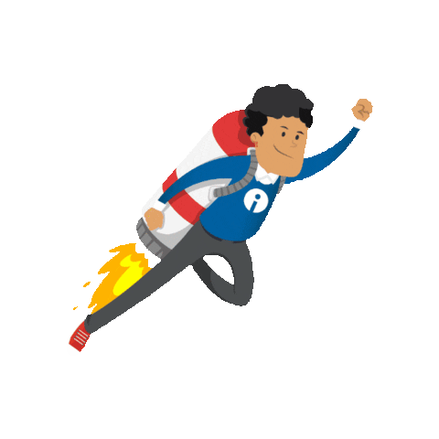 Rocket Man Sticker by Cool Ideas ISP