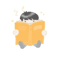 Illustration Book Sticker