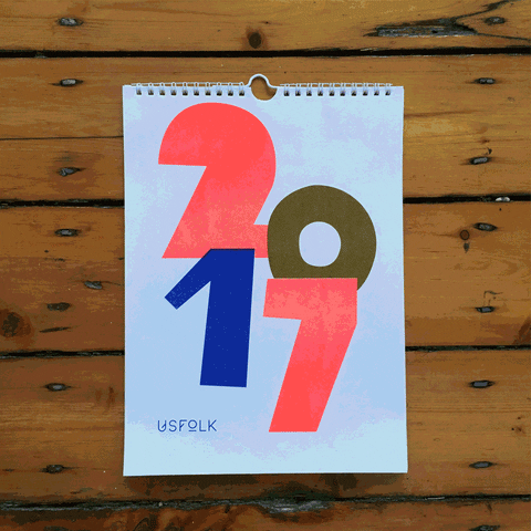 martinascott illustration typography 2017 type GIF