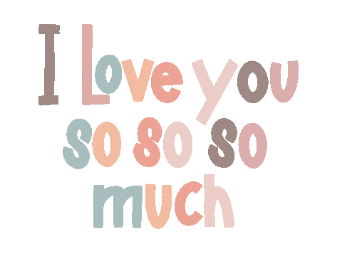 Lettering Love Sticker