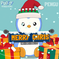 Merry Christmas GIF by Pudgy Penguins