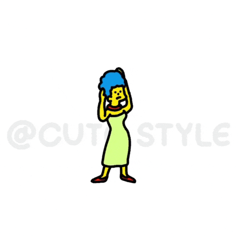Homer Simpson Hair GIF
