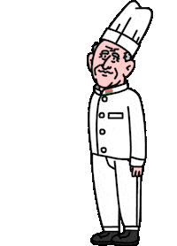 rosensteinrestaurant happy food present cook Sticker