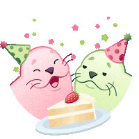 happy birthday cake Sticker by Bare Tree Media