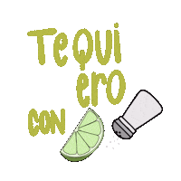 yellowsunday tequila tequiero yellowsunday limonysal Sticker