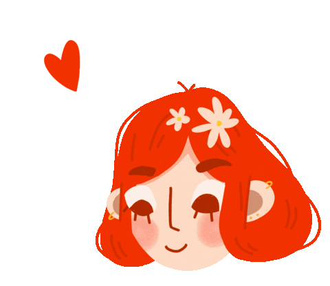 Girl Illustration Sticker