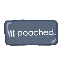 PoachedRestaurants poached poachedrestaurants poached coffee poached coffee shop Sticker