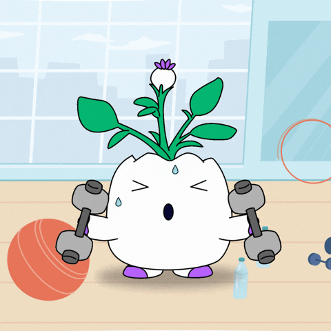 Working Out Lifting Weights GIF by Magic Eden