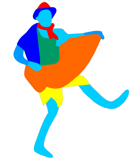 Can Can Fun Sticker by Ladypat