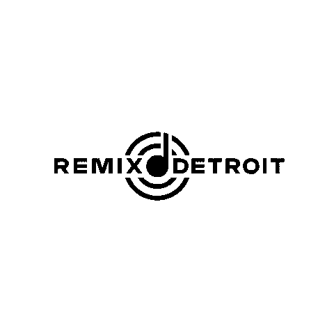Downtown Detroit Beats Sticker by Bedrock Detroit