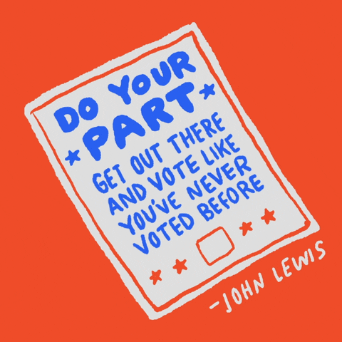 Register To Vote Election Day GIF by #GoVote