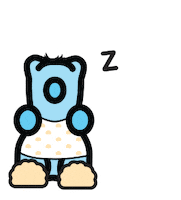 Tired Zzz Sticker by Herbaland Naturals Inc.