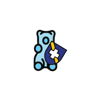 Gummy Herbert Sticker by Herbaland Naturals Inc.