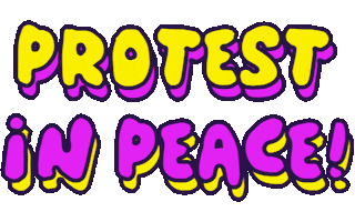 Black Lives Matter Peace Sticker