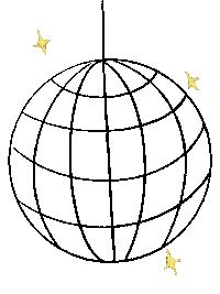 Sparkles Disco Ball Sticker by La Cadette