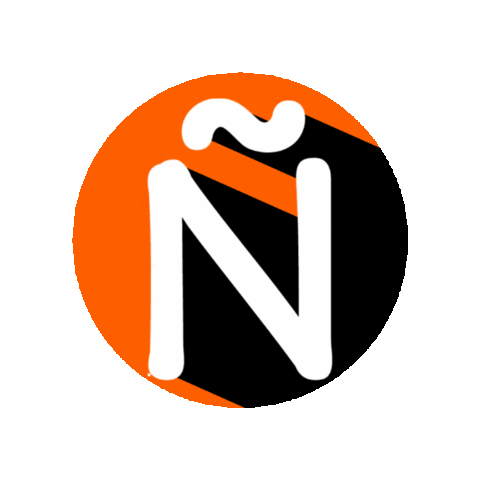 Orange Abc Sticker