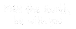 whhimsy_ star wars may the 4th may the force be with you may the fourth be with you Sticker