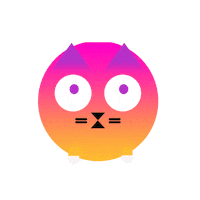 Embarrassed Cat Sticker