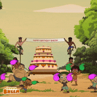 Party Birthday GIF by Chhota Bheem