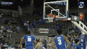 creighton bluejays point GIF by Creighton University Athletics