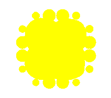 Circle Yell Sticker
