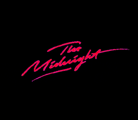 themidnightofficial giphygifmaker monsters synthwave deep blue GIF