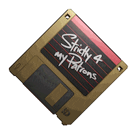 ohyeahpaulchin patreon floppy disk paul chin ohyeahpaulchin Sticker