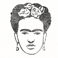 christinazemelka artist eyebrows painter frida GIF