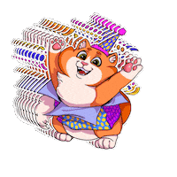 vokigames happy cat celebration halloween Sticker