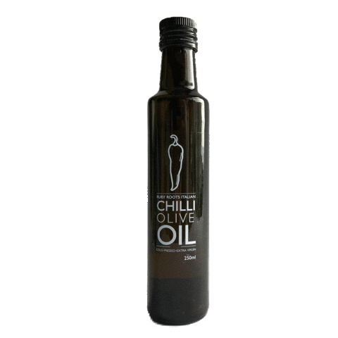 Hot Sauce Chillis Sticker by Ruby Roots Chilli Oil