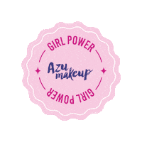 azumakeup makeup girlpower azul gogirl Sticker